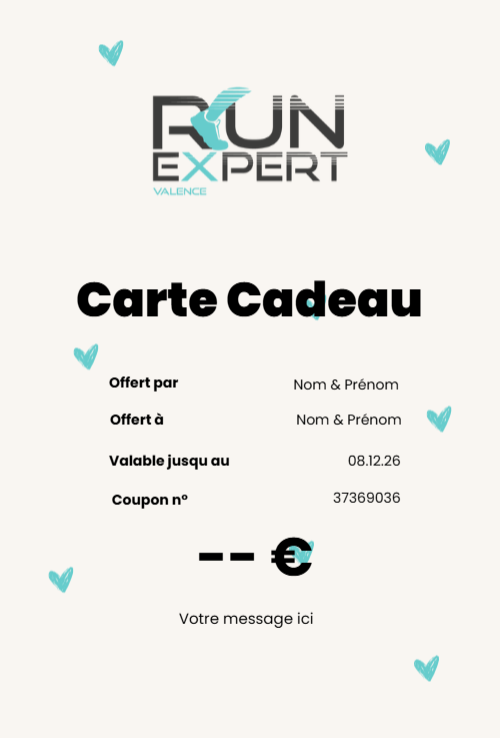 Run Expert Carte Cadeau modèle 9